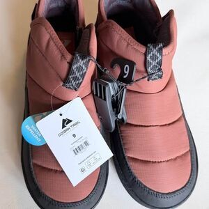 Men’s Ozark Trail Boot Slippers Size 9 – Brown